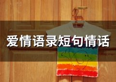 爱情语录短句情话(精选36句)