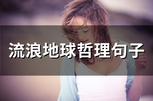 流浪地球哲理句子(26句)