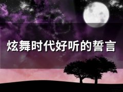 炫舞时代好听的誓言(59句)