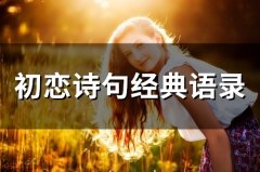 初恋诗句经典语录(精选65句)