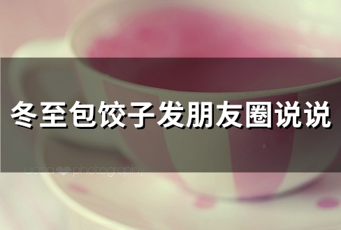 冬至包饺子发朋友圈说说(精选28句)
