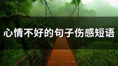 心情不好的句子伤感短语(68句)