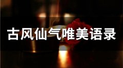 古风仙气唯美语录(61句)