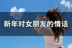 新年对女朋友的情话(66句)