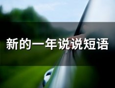 新的一年说说短语(67句)