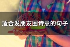 适合发朋友圈诗意的句子(66句)
