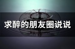 求醉的朋友圈说说(精选63句)