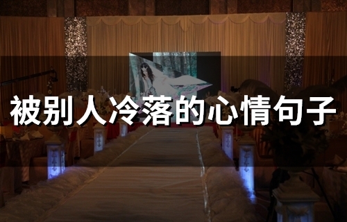 被别人冷落的心情句子 被忽冷忽热的心情句子 被别人冷落的心情句子 被忽冷忽热的心情句子