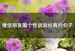 朋友圈微信说说心情句子大全