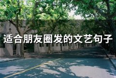 适合发朋友圈的文艺范句子