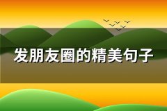 发朋友圈的精美句子(必备126句)