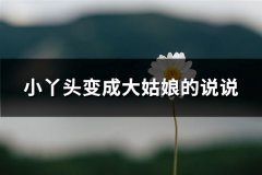 小丫头变成大姑娘的说说(热门61句)