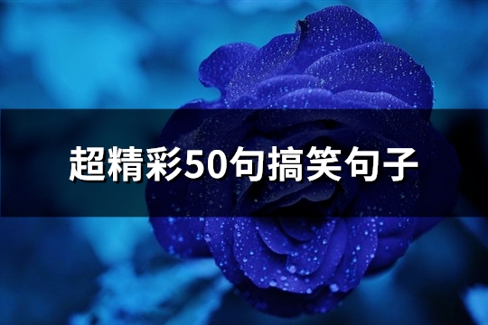 超精彩50句搞笑句子(共72句)