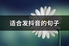 适合发抖音的句子(热门66句)