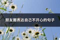 朋友圈表达自己不开心的句子(必备66句)