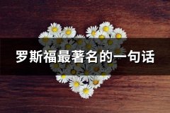 罗斯福最著名的一句话(优选31句)