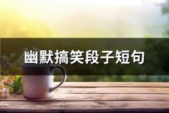 幽默搞笑段子短句(精选73句)